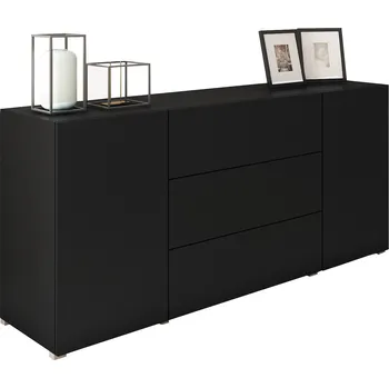 Komoda Komoda Bratex 150 x 40 x 68 cm černá, dub wotan