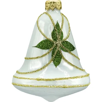 Vánoční dekorace Dekorativní zvonečky - bílé 3ks vánoční baňky Vánoce stromeček