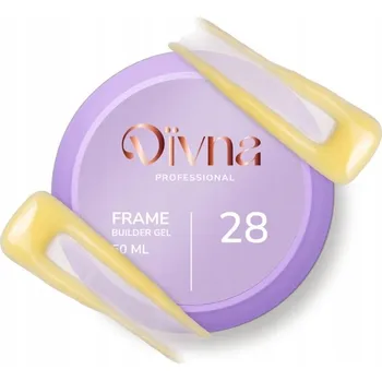 Lak na nehty DIVNA Frame Builder Gel 28 50 ml stavební gel barevný na nehty