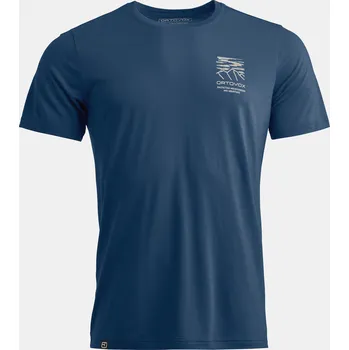 Pánské tričko Pánské funkční triko Ortovox 150 Cool Mtn Mission Ts M Velikost: XL / Barva: tmavě modrá