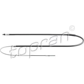 Lanko parkovací brzdy TOPRAN Tažné lanko parkovací brzdy TPR 501 099