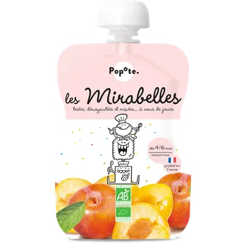 POPOTE kapsička BIO mirabelky 120 g