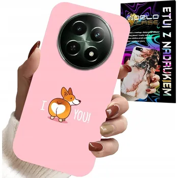 Pouzdro na mobilní telefon POUZDRO PRO REALME 12 5G - ZÁBAVNÝ OCHRANNÝ KRYT SE PSEMI KRYT TĚ