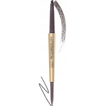 Tužka na obočí Wibo 3v1 Tužka na obočí s hřebínkem 2 Dark Brown (Tmavě Hnědá)