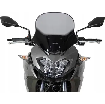 Motocyklové plexi MRA KAWASAKI VERSYS X 250, LE 300 C, 2017-, tvar T, kouřové