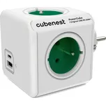 Cubenest PowerCube Original USB A+C PD 20 W zelená