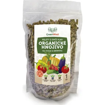 Hnojivo PELETY Z OVČÍ VLNY - Organické hnojivo na ovoce a zeleninu 1 kg