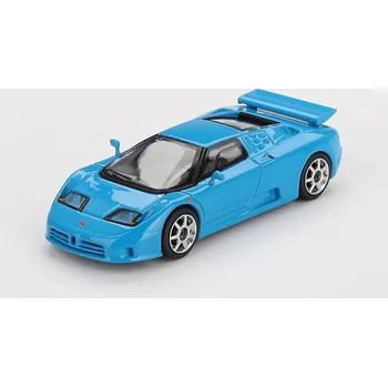 autíčko Bugatti EB110 Super Sport Blue 1:64 - MiniGT Bugatti EB110 Super Sport - kovový model auta