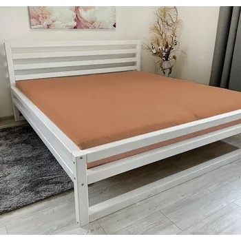 Prostěradlo Prémiové prostěradlo Mikroplyš - Oříškové, Rozměry: 90 x 200 cm