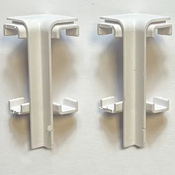 Podlahová lišta Roh IN vnitřní Soklové lišty SPC RIGID bílý 2 ks