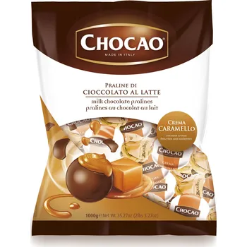 Čokoláda Vergani Čokoládová pralinka s karamelovou náplní 1kg