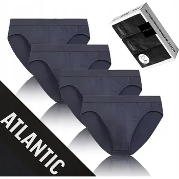 Slipy PÁNSKÉ KALHOTKY bambusové 4 kusy nekompresních slipy Atlantic *M