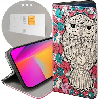 Pouzdro na mobilní telefon Flipové pouzdro Hello Case pro Xiaomi Redmi Note 14 červené