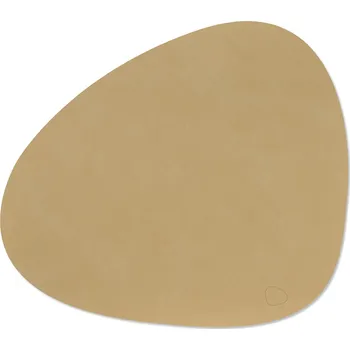 prostírání Prostírání CURVE NUPO 37 x 44 cm, khaki, kůže, LIND DNA