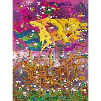 Puzzle Heye Guillermo Mordillo Save the Ship 1500 dílků