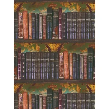 Tapeta A.S. Création | Vliesová tapeta na zeď PintWalls 3 79187-6 | 0,53 x 10,05 m | hnědá, zlatá, zelená, krémová, vícebarevná + Hnědá, zlatá, zelená, krémová, vícebarevná vliesová tapeta na stěnu 791876 v rozměru 0,53 x 10,05 m