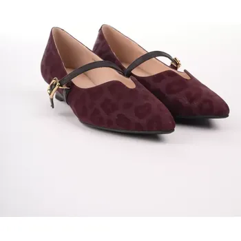 Dámská obuv EPICA dámské lodičky vínové s páskem přes nárt
