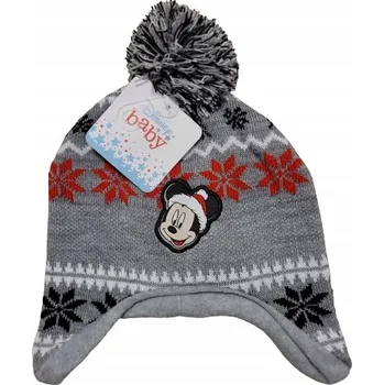 Čepice Zimní čepice pro miminka EplusM vel. 49-52 cm