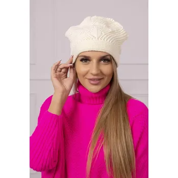 Čepice Dámská čepice Uliana K408 dark ecru UNI
