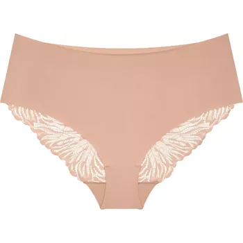 Dámské spodní prádlo Dámské kalhotky Pretty Micro Maxi - BROWN - sv. béžové 00EP - TRIUMPH BROWN S