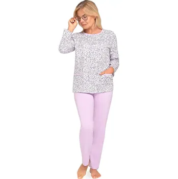 Pyžamo Martel Kasia III 267 délka/r M-3XL rozepínací Růžová 3xl