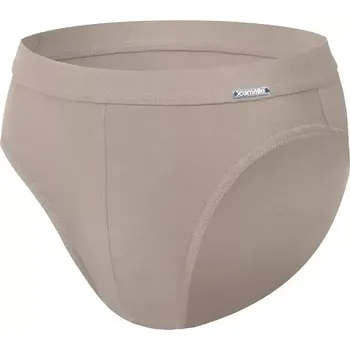 Pánské slipy Cornette Authentic Mini khaki XL