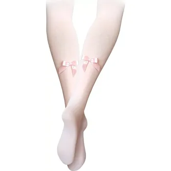 Punčocháče Gatta Rosabella Chic Little Lady 60 den 92-158 bianco-nero 92-98