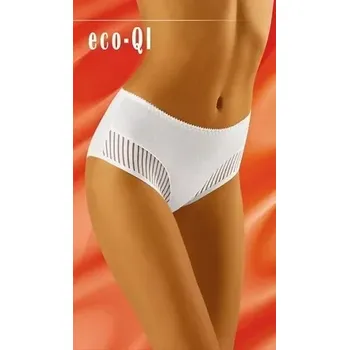 Dámské spodní prádlo Dámské kalhotky Wolbar eco-QI bílá XL