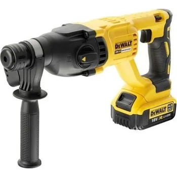 Kladivo Dewalt XR SDS-PLUS kombinované kladivo 2,6 J, 18 V, SDS-Plus, akumulátor 4,0 Ah, nabíječka, kufr