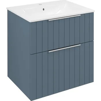 Umyvadlo Sapho CIRASA STRIP umyvadlová skříňka 59,2x64x46cm, siena