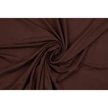 Bambusový úplet čokoládová hnědá 210 g/m2