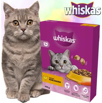 Krmivo pro kočku Whiskas suché krmivo pro kuře 0,3 kg