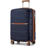 Kono 2591 Kufr spinner 55cm Modrá Polypropylen