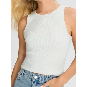 Dámské tričko Sinsay - Top - sříbrná - 003AU-SLV - 003AU-SLV-XS-1