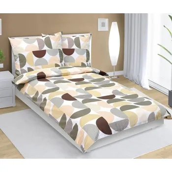 Povlečení Povlečení bavlněné Hnědá BX1000989 - 140x220, 70x90 cm