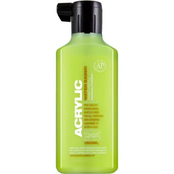 Barva ve spreji Montana Cans MontanaCans ACRYLIC Paint Refill 180ml Green Light