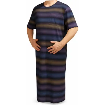 Pánská noční košile xcena Pánské bavlněné noční košile s kapsičkou nový typ Velikost: XXXL