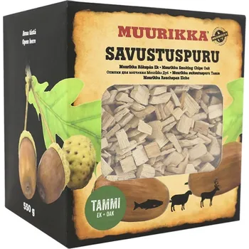 Štěpka na uzení Muurikka Štěpky na uzení dub 550 g
