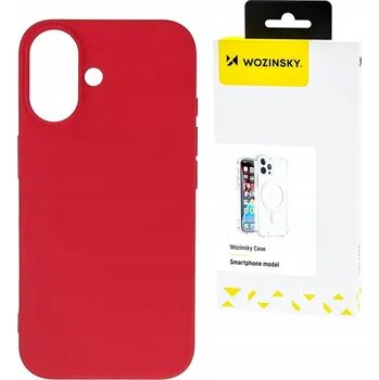 Pouzdro na mobilní telefon Silikonové pouzdro Wozinsky Silicone Case pro Samsung Galaxy S24 FE - červené