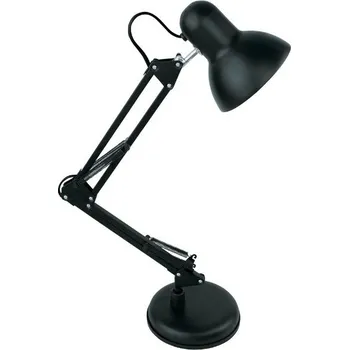 Lampička Kloubová stolní lampa na jednu žárovku E27, černá