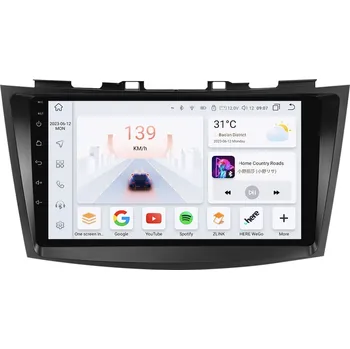 Autorádio HIZPO KXSZSWF91 Autorádio 9" Android 13 pro Suzuki Swift V Model: S9008 (8+128GB) CHR1796