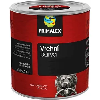 univerzální barva Primalex VRCHNÍ BARVA NA KOV A DŘEVO LESKLÁ - P6200 žluť střední 0,75 l