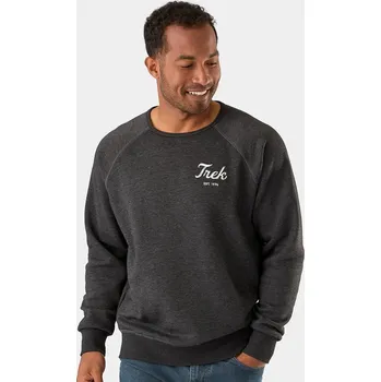 Pánská mikina TREK Trek Script Crewneck mikina šedá, XL