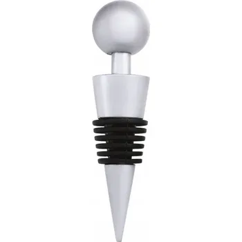 Zátka KORKOVÁ OCELOVÁ na víno do lahví nerezová