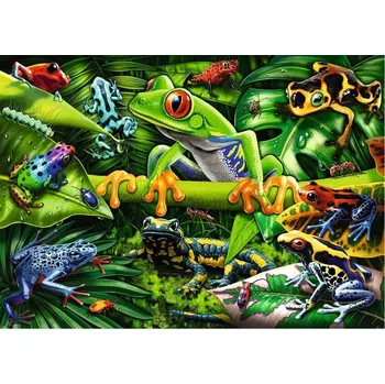 Puzzle Puzzle Ravensburger 35 dílků Puzzle Ravensburger Úžasní obojživelníci 35 dílků