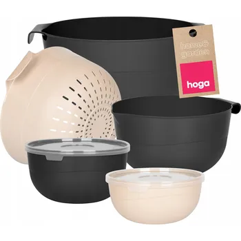 SADA KUCHYŇSKÝCH MISEK S VÍKY NÁDOBÍ MISKY CEDNÍK SÍTO 7 ks