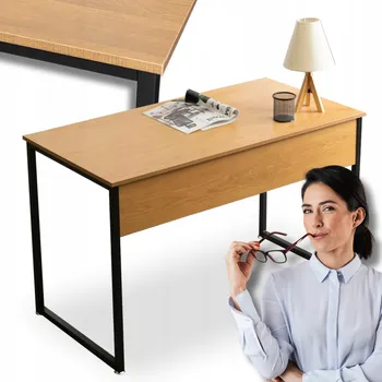 Psací stůl Obdélníkový psací stůl Mebel Elite 120 x 60 x 74,8 cm dub zlatý