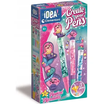 kreativní sada CLEMENTONI IDEA Kreativní sada pro výrobu per Mořské víly
