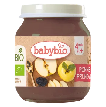 BABYBIO bio jablko a sušené švestky 130 g