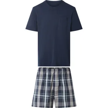 Pánské pyžamo esmara Men Pánské pyžamo (navy modrá / kostkovaná, L(52/54))